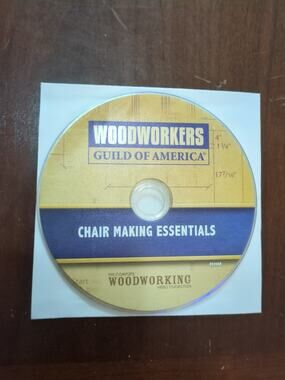 Woodworkers Guild Chair Making Essentials (DVD) disc only